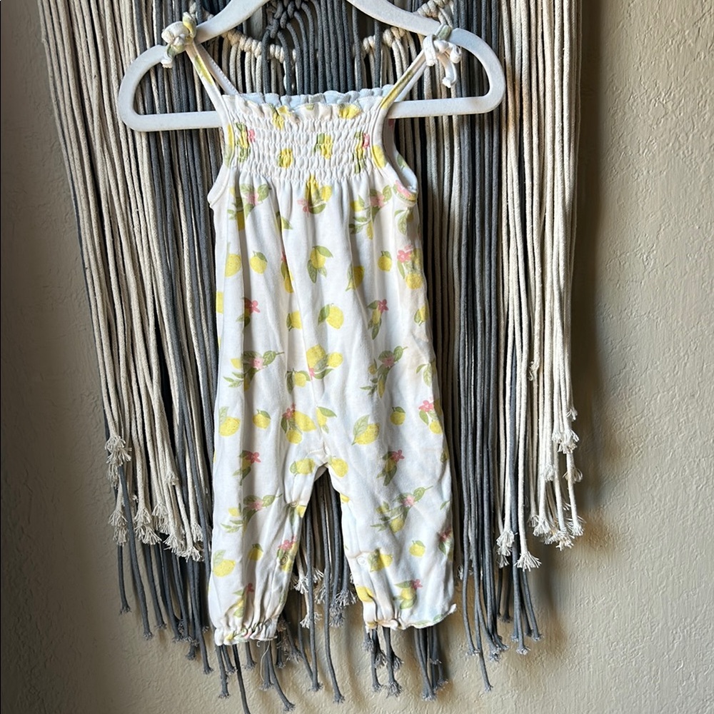 Lemon Print Jumpsuit Size 6-9M